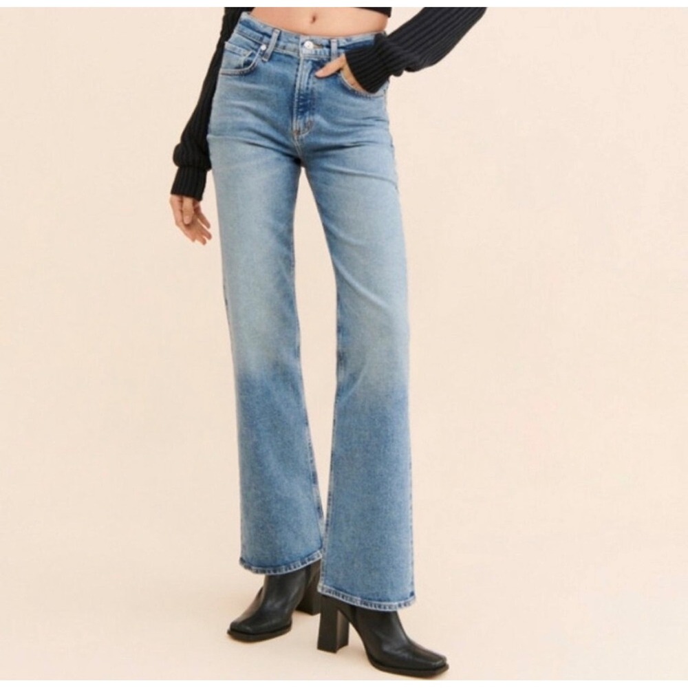 Citizens of Humanity Vidia jeans 32 denim Classic wide leg casual boho classic